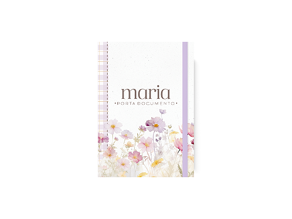 Porta documentos - Floral