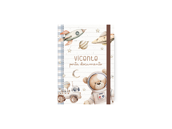 Porta documentos - Urso Astronauta