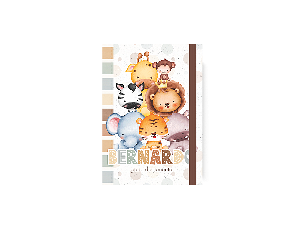 Porta documentos - Safari Cute