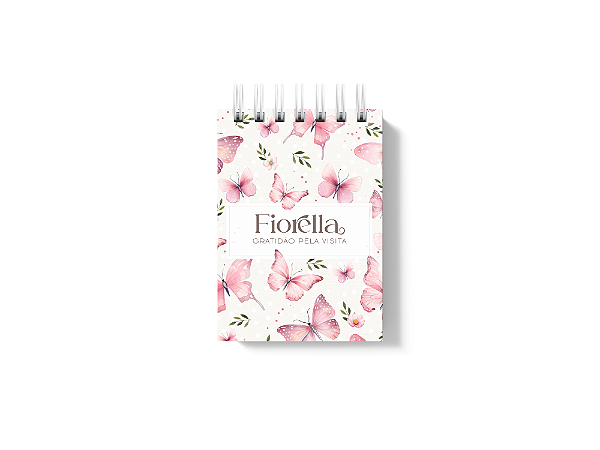 Bloquinho - Borboletas Rosa