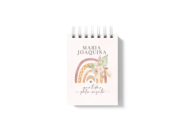 Bloquinho - Arco Íris Boho Menina