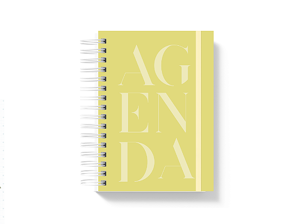 Agenda 2026 - AGENDA amarela