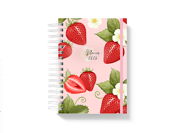 Planner 2026 - Morangos