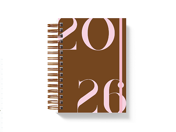 Planner 2026 - 2026 marrom
