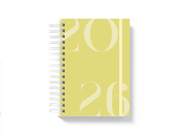 Planner 2026 - 2026 amarelo