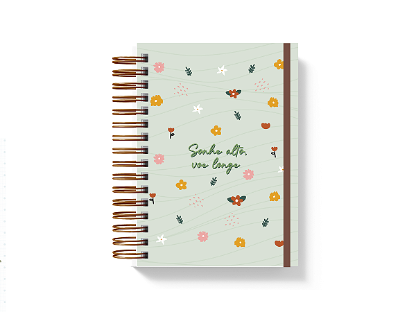 Planner 2026 - Elementos fundo verde