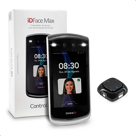 Coletor de Ponto Por Reconhecimento iDFace Max - Atende Portaria 671/21 MTE -