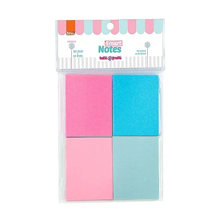 Bloco Adesivo Smart Notes Tutti Frutti Brw