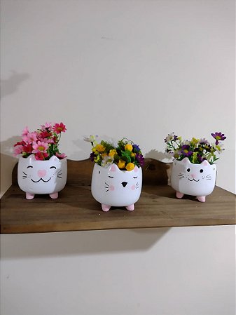 Vasinho porta suculentas e flores 16;99 cada