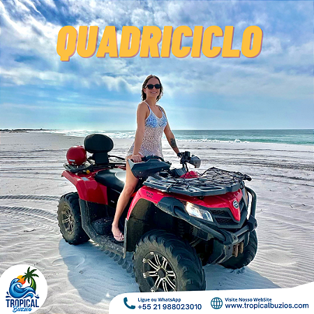 Quadriciclo em Arraial do Cabo - Até 2 Pessoas