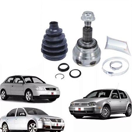 JUNTA HOMOCINÉTICA HOMOCINÉTICO A3 GOLF BORA NEW BEETLE 1.6/1.9/1.8/2.0 TDI/GTI 8V/20V 94 95 96 97 98 99 00 01 02 03 04 05 06 07 08 09 PASSAT/VARIAT 2.8 94 95 96 97 COM ABS EXTERNO 36 INTERNO 30 VT5051
