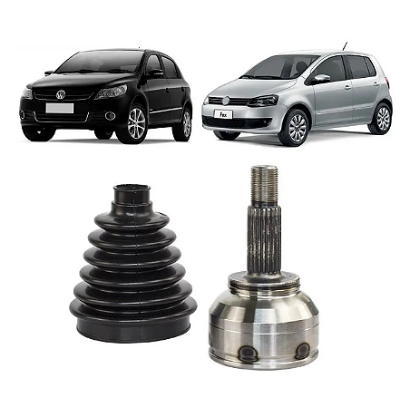 JUNTA HOMOCINÉTICA HOMOCINÉTICO GOL VOYAGE G5/G6/G7 FOX SPACE CROSS 1.0 8V 08 09 10 11 12 13 14 15 16 17 18 19 20 21 DENTES EXTERNO 22 INTERNO 22 VT5053