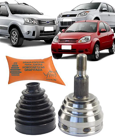JUNTA HOMOCINÉTICA HOMOCINÉTICO FIESTA ECOSPORT FOCUS KA 1.0/1.6 8V 00 01 02 03 04 05 06 07 08 09 10 11 12 COURIER 1.6 99 00 01 02 03 04 05 06 ZETEC ROCAM DENTES EXTERNO 25 INTERNO 21 VT5020