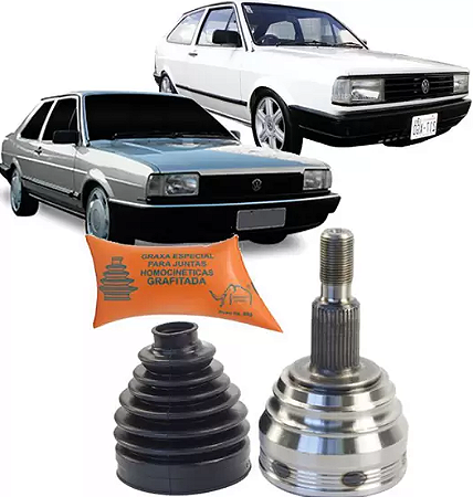 JUNTA HOMOCINÉTICA HOMOCINÉTICO GOL PARATI SAVEIRO VOYAGE PASSAT SANTANA QUANTUM 1.0/1.6/1.8/2.0 8V 82 83 84 85 86 87 88 89 90 91 92 93 94 95 96 ROYALE VERSAILES 1.8/2.0 91 92 SEM ABS DENTES EXTERNO 22 INTERNO 30 VT5004