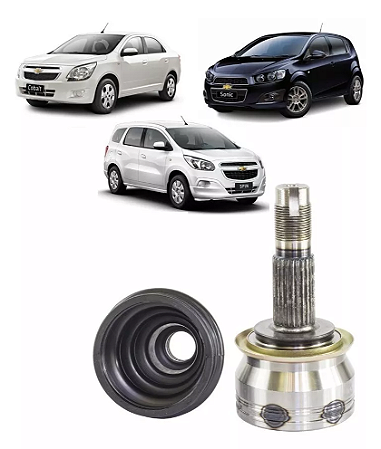 JUNTA HOMOCINÉTICA HOMOCINÉTICO COBALT SPIN SONIC 1.6/1.8 8V 13 14 15 16 17 18 19 20 21 22 DENTES EXTERNO 25 INTERNO 23 VT5253