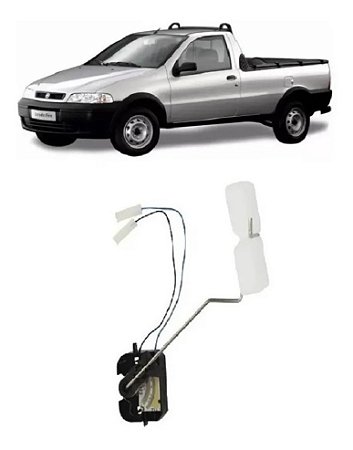 SENSOR NÍVEL BOIA COMBUSTIVEL STRADA 1.3/1.5/1.6/1.8 4CIL. 8V/16V GASOLINA 01 02 03 04 05 2368/T010012