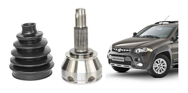 JUNTA HOMOCINÉTICA HOMOCINÉTICO PALIO WEEKEND STRADA DOBLO IDEA 1.6/1.8 16V 11 12 13 14 15 16 17 18 19 DENTES EXTERNO 27 INTERNO 25 VT5173