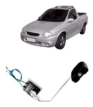 SENSOR NÍVEL BOIA COMBUSTIVEL CORSA PICK-UP 1.6 16V 4CIL. GASOLINA 00 01 02 03 04 2345/T010034