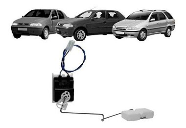 SENSOR NÍVEL BOIA COMBUSTIVEL PALIO WEEKEND SIENA 1.0/1.3/1.6/1.8 8V/16V 4CIL. GASOLINA 99 00 01 02 03 04 05 06 2373/T010003