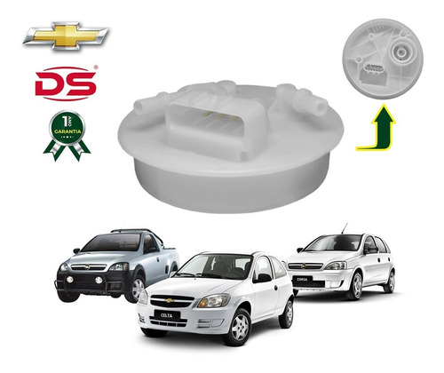FLANGE TAMPA COMBUSTIVEL ASTRA 2.0 AGILE 1.4 CELTA PRISMA 1.0/1.4 MERIVA 1.4/1.8 MONTANA 1.4/1.8 VECTRA 2.0/2.4 04 05 06 07 08 09 10 11 12 13 14 FLEX (BOSCH) AMD34249/2416/T030038/7063