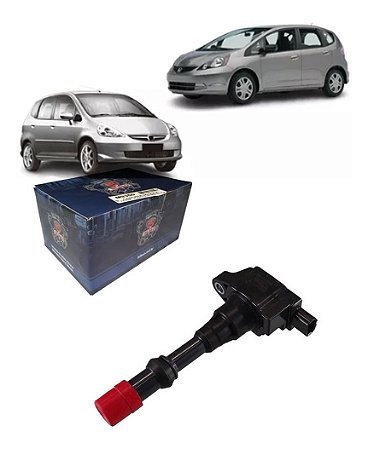 BOBINA IGNIÇÃO DIANTEIRA FIXAÇÃO RETA FIT NEW 01/10 1.4 8V 01 02 03 04 05 06 07 08 09 10  "IMPORT" EBI7010/BBIG2084/BI0028MM/30520-PWC-003