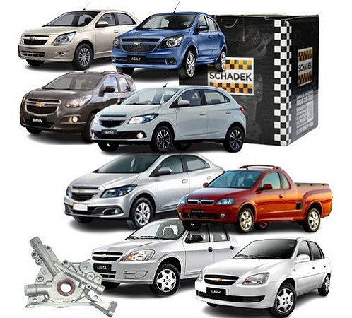 BOMBA OLEO AGILE/CORSA/CELTA/ONIX/PRISMA/CLASSIC/COBALT/MONTANA/SPIN/ 1.0/1.4/1.8 10 11 12 13 14 15 16 17 18 19 20 21 22 "SCHADEK" 10305/BO0336