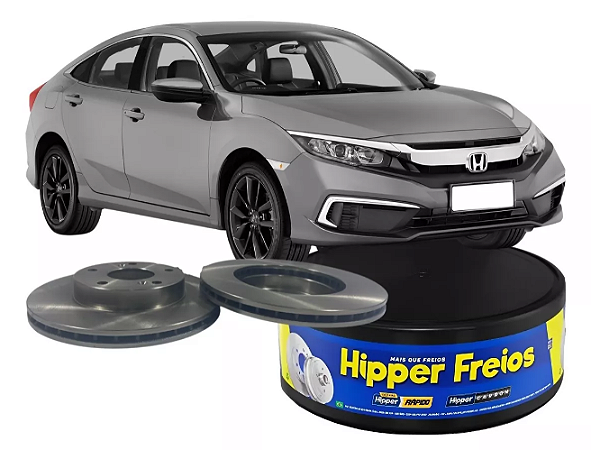 DISCO FREIO DIANTEIRO VENTILADO New Civic 1.8 16V 06 07 08 09 10 11 12 13 14 15 16 HF700A VALOR UNITÁRIO (COMPRE 2 PEÇAS)