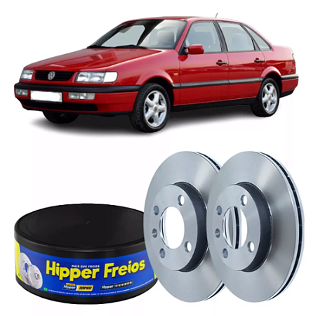 DISCO FREIO DIANTEIRO VENTILADO Royale Versailles Gol Parati Turbo Passat Polo Classic Santana Saveiro 1.0/1.6/1.8/2.0 8V/16V/20V 94 95 96 97 98 99 00 01 02 03 04 05 06 Golf GTI 2.0 8v GOLF Cabrio 1.8i/2.0 8v 94 95 96 97 98 C/ABS HF02B VALOR UNITÁRIO (COMPRE 2 PEÇAS)