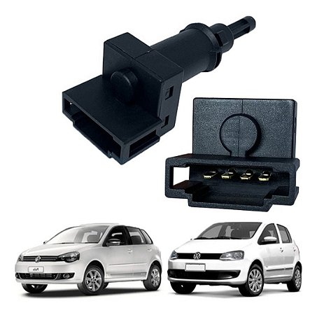 INTERRUPTOR SENSOR FREIO BORA FOX SPACE CROSS GOL POLO GOLF G3/G4/G5 03 04 05 06 07 08 09 10 11 12 13 14 M7467 (4 PINOS)