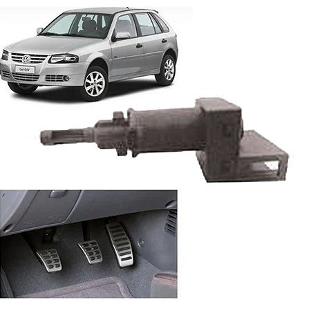 INTERRUPTOR SENSOR FREIO EMBREAGEM GOL PARATI SAVEIRO G4 G5 GOLF FOX POLO 05 06 07 08 09 10 11 12 13 14 "VW" M7418/7H0927189/6Q0927189