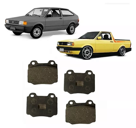 PASTILHA FREIO GOL PARATI VOYAGE SAVEIRO 1.0/1.6 94 95 ECO1047/SYL1406/N-222