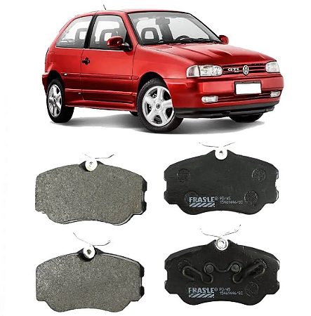 PASTILHA FREIO TRASEIRO TRASEIRA GOL PARATI SANTANA QUANTUM SAVEIRO 1.8/2.0 8V/16V 94 95 96 97 98 99 00 ROYALE VERSAILLES 1.8/2.0 94 95 96 ECO1044/SYL1237/N-232