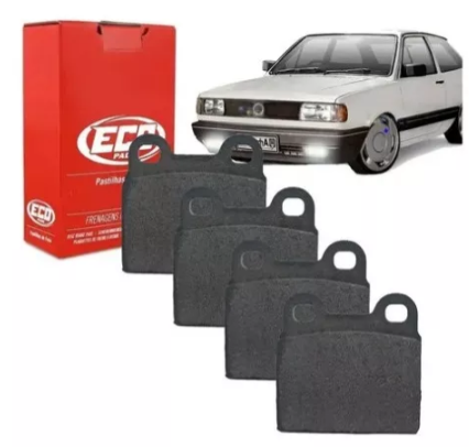 PASTILHA FREIO GOL PARATI PASSAT VOYAGE 1.0/1.3/1.6 74 75 76 77 78 79 80 81 82 83 84 85 86 87 88 89 90 91 92 93 94 95 96 97 98 99 00 ECO1051/SYL1402/N-204
