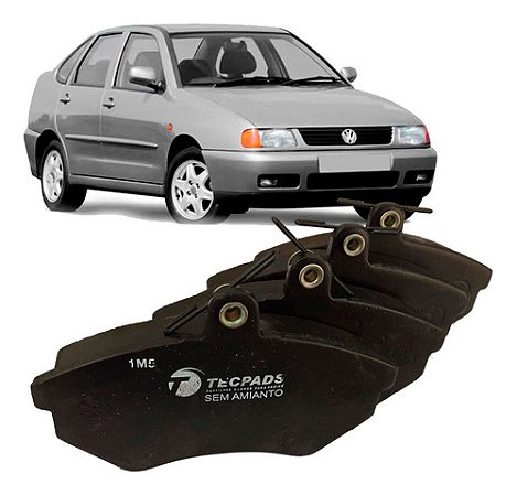 PASTILHA FREIO AUDI A4 1.8 20V CADDY 95/99 GOLF 1.8/2.0 PASSAT 1.6/1.8/2.8 90/97 90 91 92 93 94 95 96 97 ECO1250/SYL1041