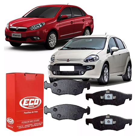 PASTILHA FREIO ARGO CRONOS DOBLO GRAND SIENA FIORINO PULSE PUNTO STRADA 1.0/1.3/1.4/1.6/1.8 8V/16V 07 08 09 10 11 12 13 14 15 16 17 18 19 20 21 22 23 ECO1546/SYL2187/N-547