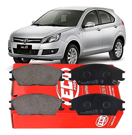 PASTILHA FREIO ACCENT 1.3/1.5 94/96 EXCEL 1.5 92/95 JAC MOTORS J3 1.4 16V 11/18 92 93 94 95 96 11 12 13 14 15 16 17 18 ECO1240/SYL1261/N1201