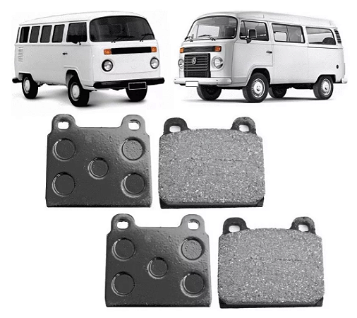 PASTILHA FREIO CARAVELLE 1.6/1.7/2.0/2.1 KOMBI PICK-UP/FURGÃO 82 83 84 85 86 87 88 89 90 91 92 93 94 95 96 97 98 99 00 01 02 03 04 05 06 07 08 09 10 11 12 13 14 ECO1053/SYL1404/N-208