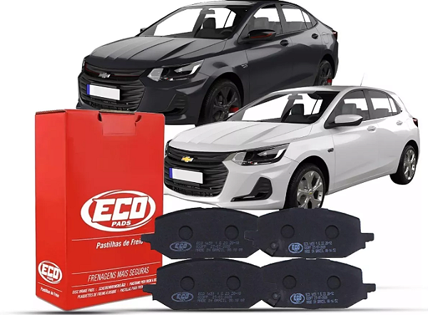 PASTILHA FREIO ONIX 1.0 TURBO/ASPIRADO 20 21 22 23 MANUAL/AUTOMÁTICO LT/LTZ/PREMIER/PLUS ECO1651/SYL4082/N-2092