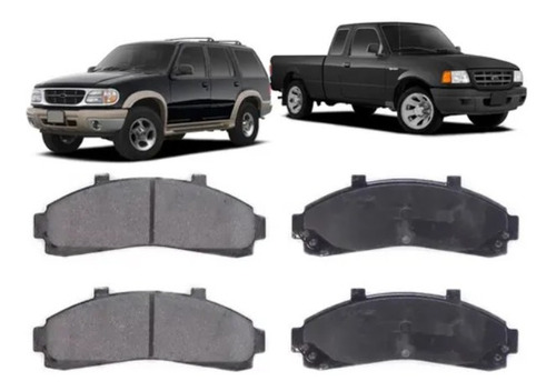 PASTILHA FREIO FORD RANGER 2.3/2.5/2.8/3.0/4.0 95/07 EXPLORER 2.8 02/05 95 96 97 98 99 00 01 02 03 04 05 06 07 ECO1229/SYL1231/N140