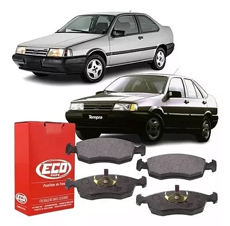 PASTILHA FREIO DIANTEIRA IDEA PALIO WEEKEND PUNTO SIENA STRADA 1.3/1.4/1.5/1.6/1.8 8V/16V 98 99 00 01 02 03 04 05 06 07 08 09 ECO1070/SYL1194/N-530