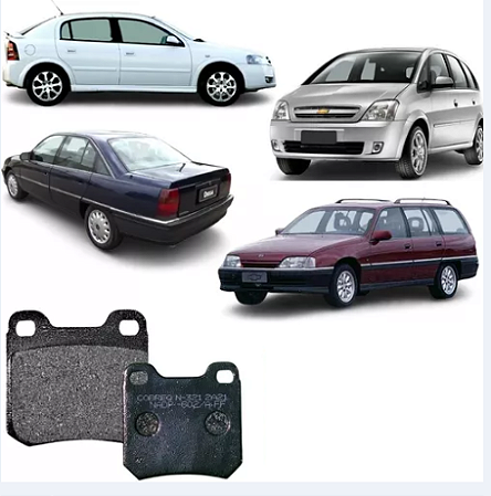 PASTILHA FREIO TRASEIRO TRASEIRA ASTRA MERIVA OMEGA VECTRA ZAFIRA 1.8/2.0/2.2/2.4/3.0/4.1 8V/16V 93 94 95 96 97 98 99 00 01 02 03 04 05 06 07 08 09 10 11 ECO1018/SYL1095/N-321
