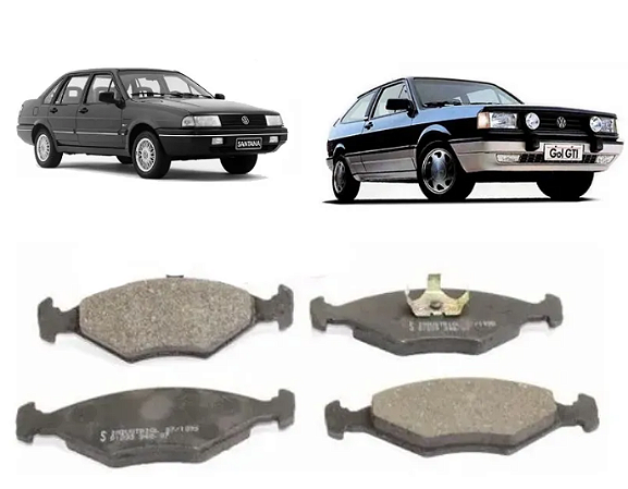 PASTILHA FREIO GOL GTS SANTANA QUANTUM 1.8/2.0 84 85 86 87 88 89 90 91 92 93 94 ROYALE VERSAILLES 1.8/2.0 91 92 93 94 ECO1048/SYL1234/N-214