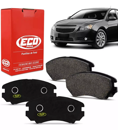 PASTILHA FREIO CRUZE 1.8 16V 11 12 13 14 15 16 ECO1498/SYL2198/N-384