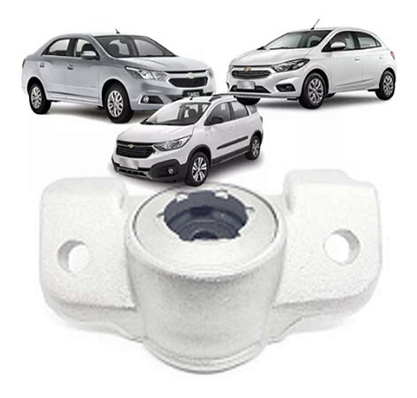 SUPORTE COXIM BATENTE KIT AMORTECEDOR TRASEIRO COBALT 12/18 ONIX PRISMA 13/21 SONIC SPIN 12/21 12 13 14 15 16 17 18 19 20 21 "PARCIAL" LADO DIREITO (PASSAGEIRO) 12087