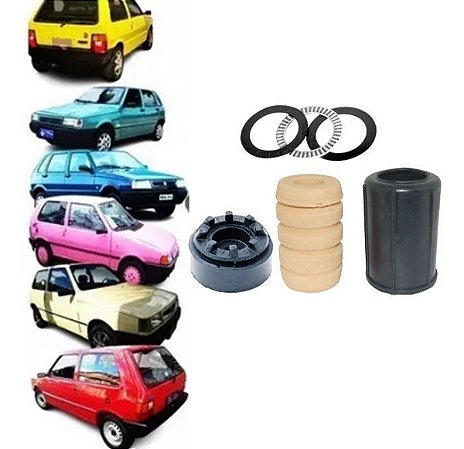 KIT AMORTECEDOR DIANTEIRO BATENTE COM ROLAMENTO COXIM SUPORTE UNO ELBA FIORINO PRÊMIO 84 85 86 87 88 89 90 91 92 93 94 95 96 97 98 99 00 01 02 03 04 15066