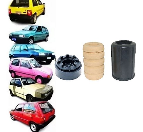 KIT AMORTECEDOR DIANTEIRO BATENTE COXIM SUPORTE UNO ELBA FIORINO PRÊMIO 84 85 86 87 88 89 90 91 92 93 94 95 96 97 98 99 00 01 02 03 04 15065