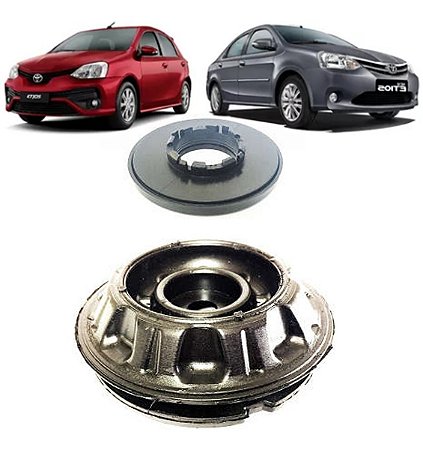 ROLAMENTO COXIM KIT AMORTECEDOR SUPORTE DIANTEIRO ETIOS 13/21 13 14 15 16 17 18 19 20 21 12104-3