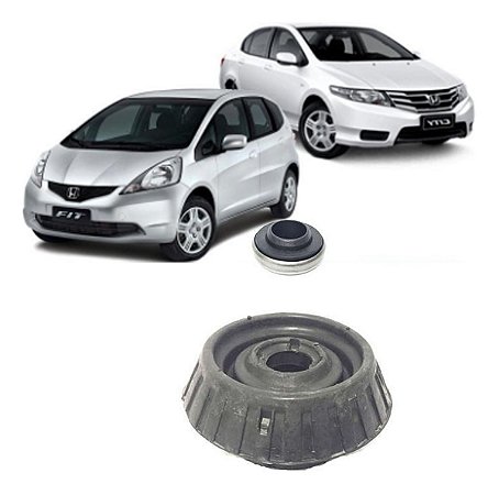 ROLAMENTO KIT AMORTECEDOR DIANTEIRO COXIM BATENTE SUPORTE HONDA NEW FIT CITY 09 10 11 12 13 14 12048-3