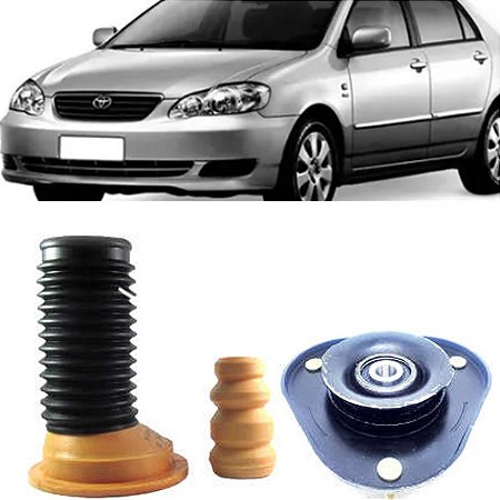 KIT AMORTECEDOR DIANTEIRO COXIM ROLAMENTO BATENTE RENAULT TOYOTA COROLLA 03/09 FIELDER 03/09 03 04 05 06 07 08 09 15243