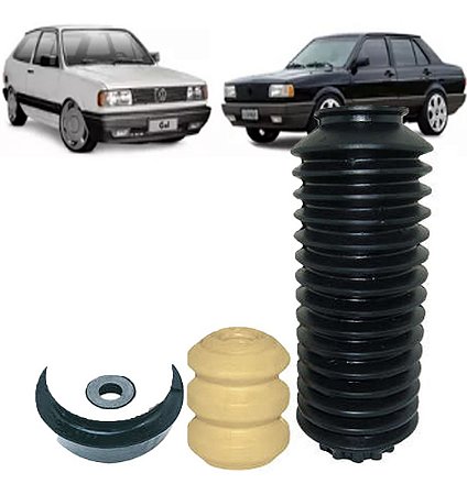 KIT AMORTECEDOR BATENTE DIANTEIRO COXIM COIFA GOL PARATI SAVEIRO VOYAGE 80/95 80 81 82 83 84 85 86 87 88 89 90 91 92 93 94 95 QUADRADO 15253